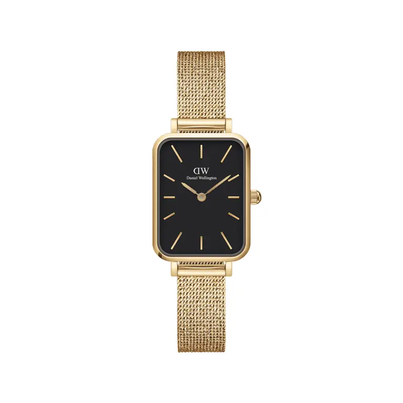 Daniel Wellington DW Orologio Quadro Pressed Evergold Black Gold