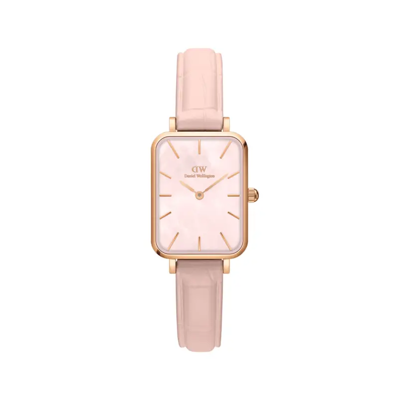 Daniel Wellington DW Orologio Quadro Pressed Rouge Rose Gold