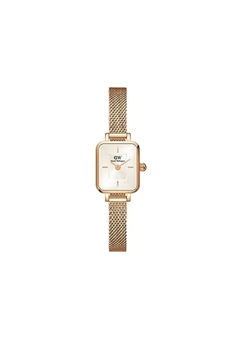 Daniel Wellington Quadro Orologi 15.4x18.2mm Double Plated Stainless Steel (316L) Rose Gold