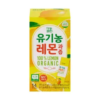 DANONGWON Organic Lemon Juice 20g x 14 sticks