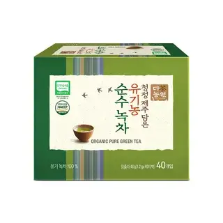 DANONGWON Organic Pure Green Tea 1 2g x 40 packets