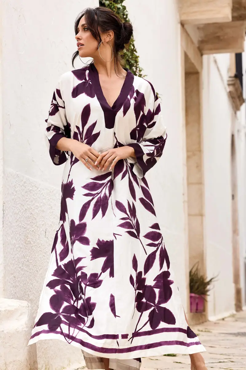 David Beachwear CAFTANO LUNGO RACHELE | Colore Multi