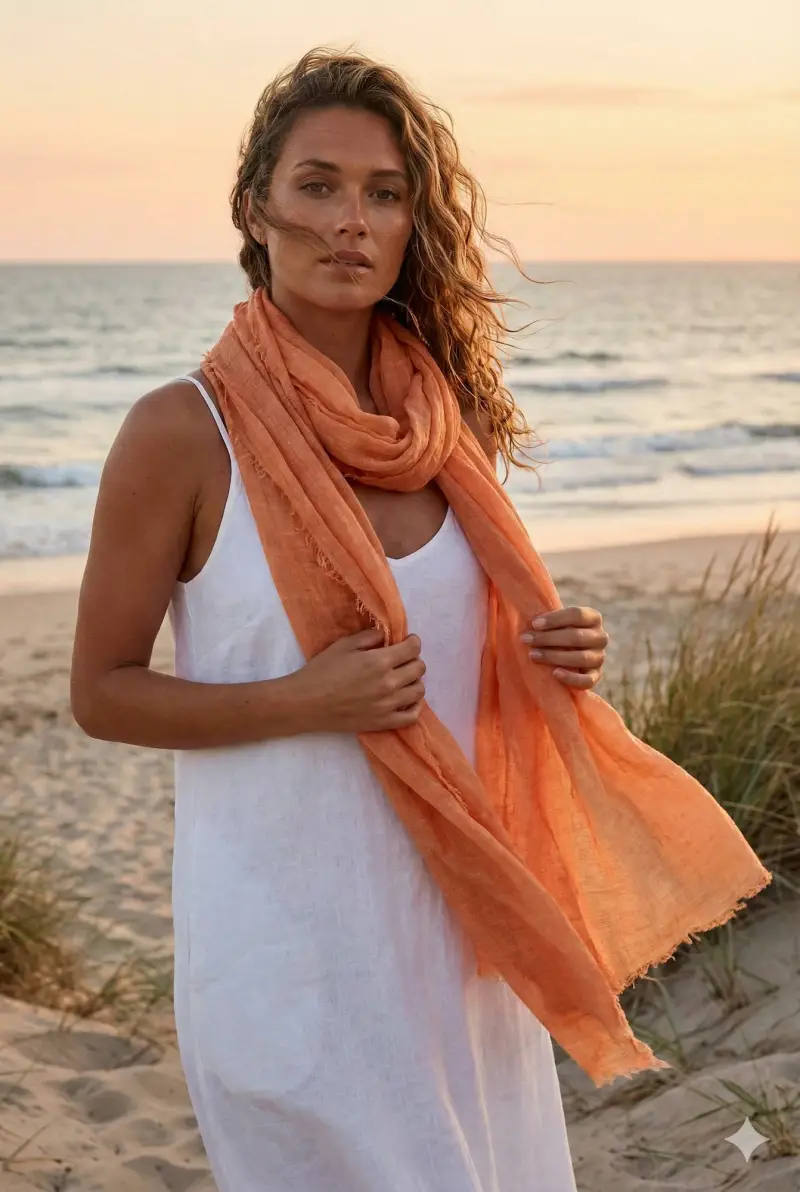 David Beachwear FOULARD ATHENA | Colore Arancione