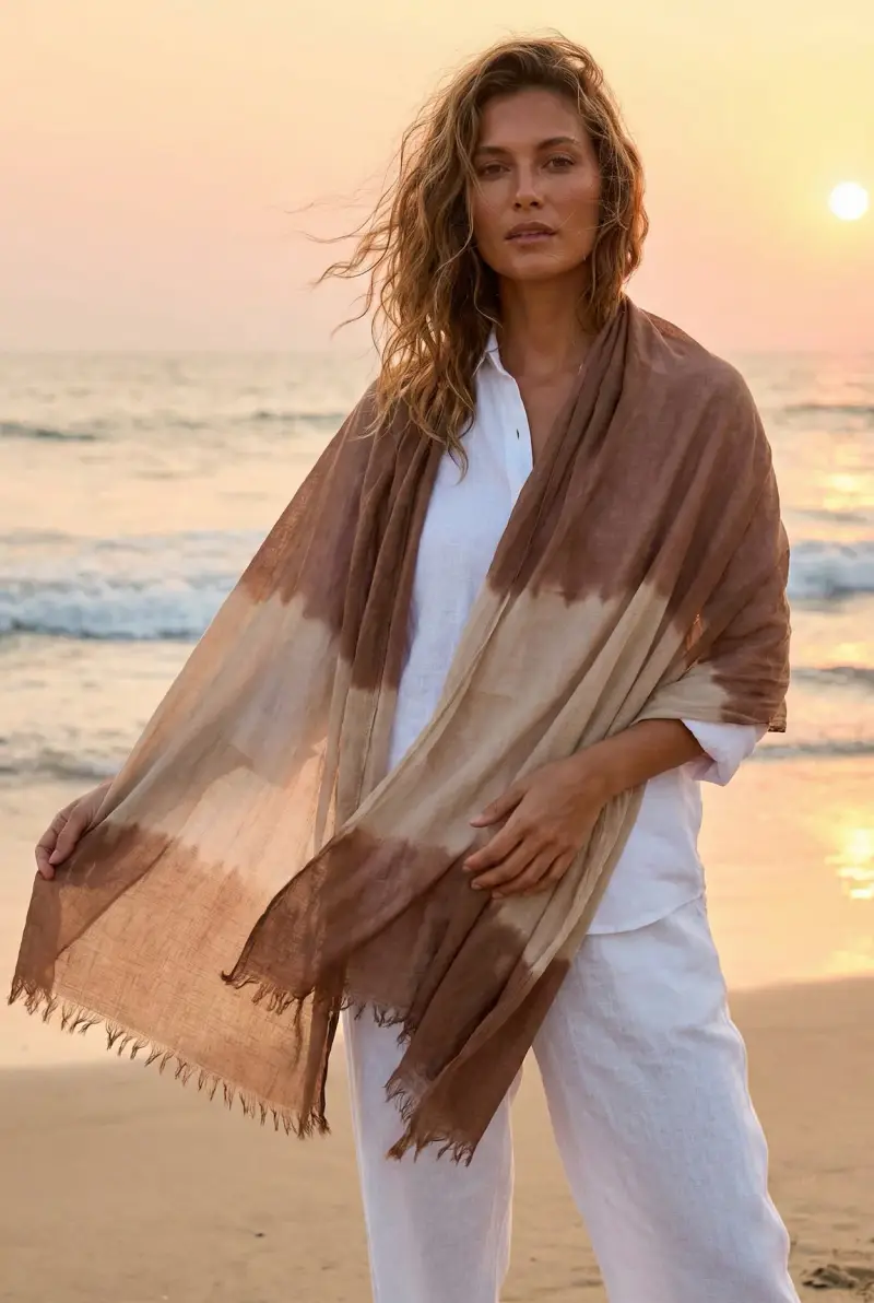 David Beachwear FOULARD SELENE | Colore Marrone