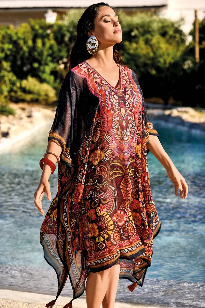 David Beachwear PONCHO JULIANA | Colore Multi