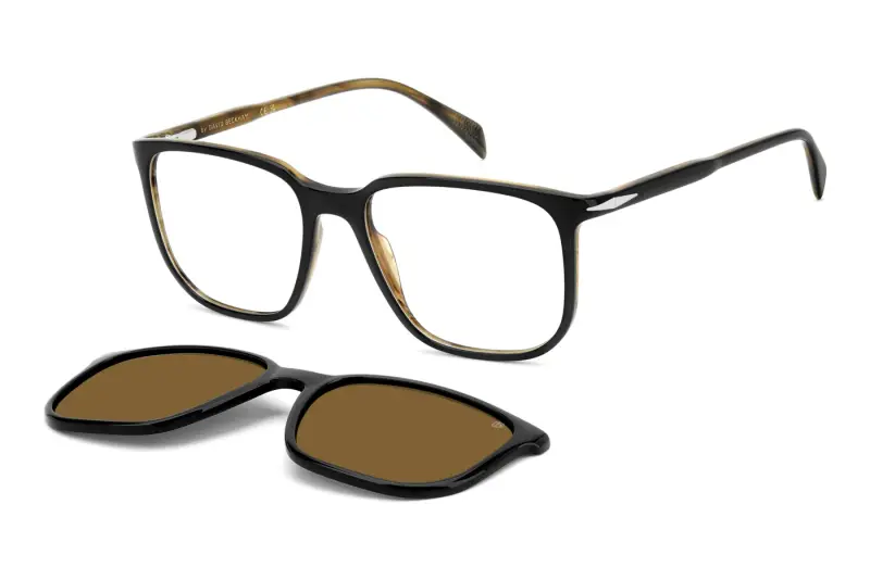 DAVID BECKHAM Uomo DB 1210/C Montature da vista Acetato Nero Squadrata Normale