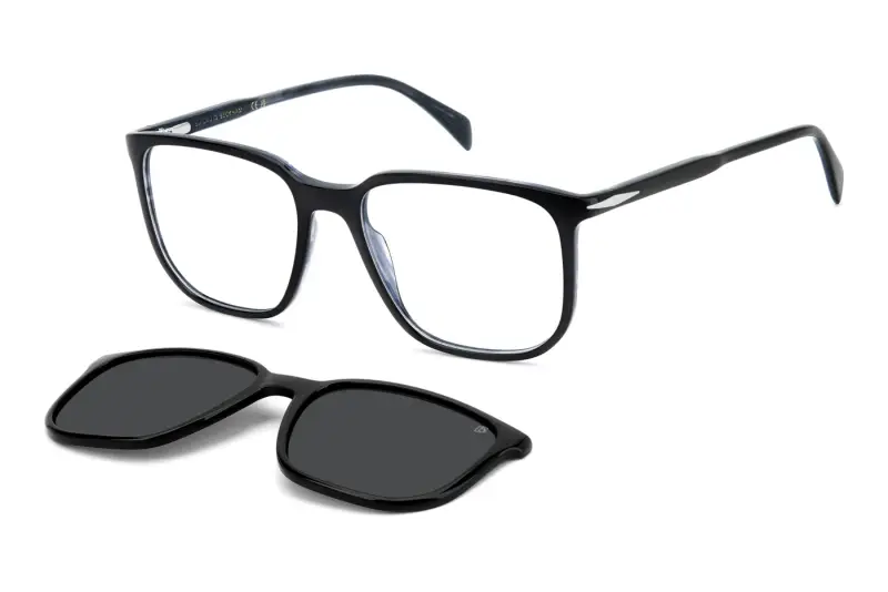 DAVID BECKHAM Uomo DB 1210/C Montature da vista Acetato Nero Squadrata Normale