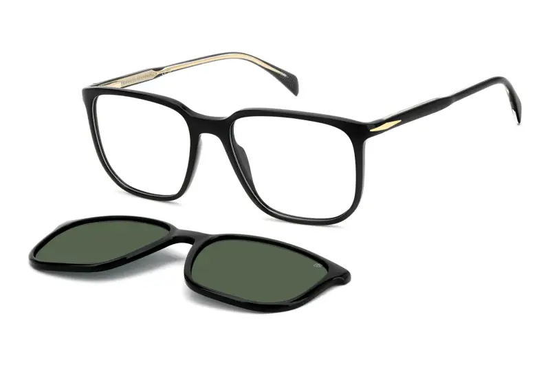 DAVID BECKHAM Uomo DB 1210/C Montature da vista Acetato Nero Squadrata Normale