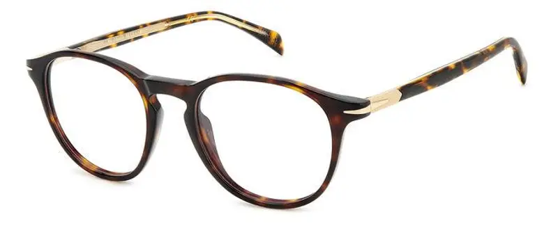 DAVID BECKHAM Uomo DB 1126 2IK Montature da vista Acetato Havana Pantos