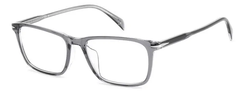 DAVID BECKHAM Uomo DB 1154/F TX7 Montature da vista Acetato Grigio Squadrata
