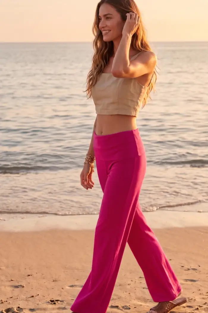 David PANTALONE TINTA UNITA | Colore Fucsia
