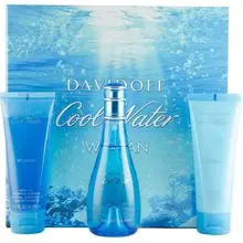 Davidoff Cool Water Woman Great cofanetto eau de toilette 100 ml lozione corpo 75 ml Cool Water e Cool Water