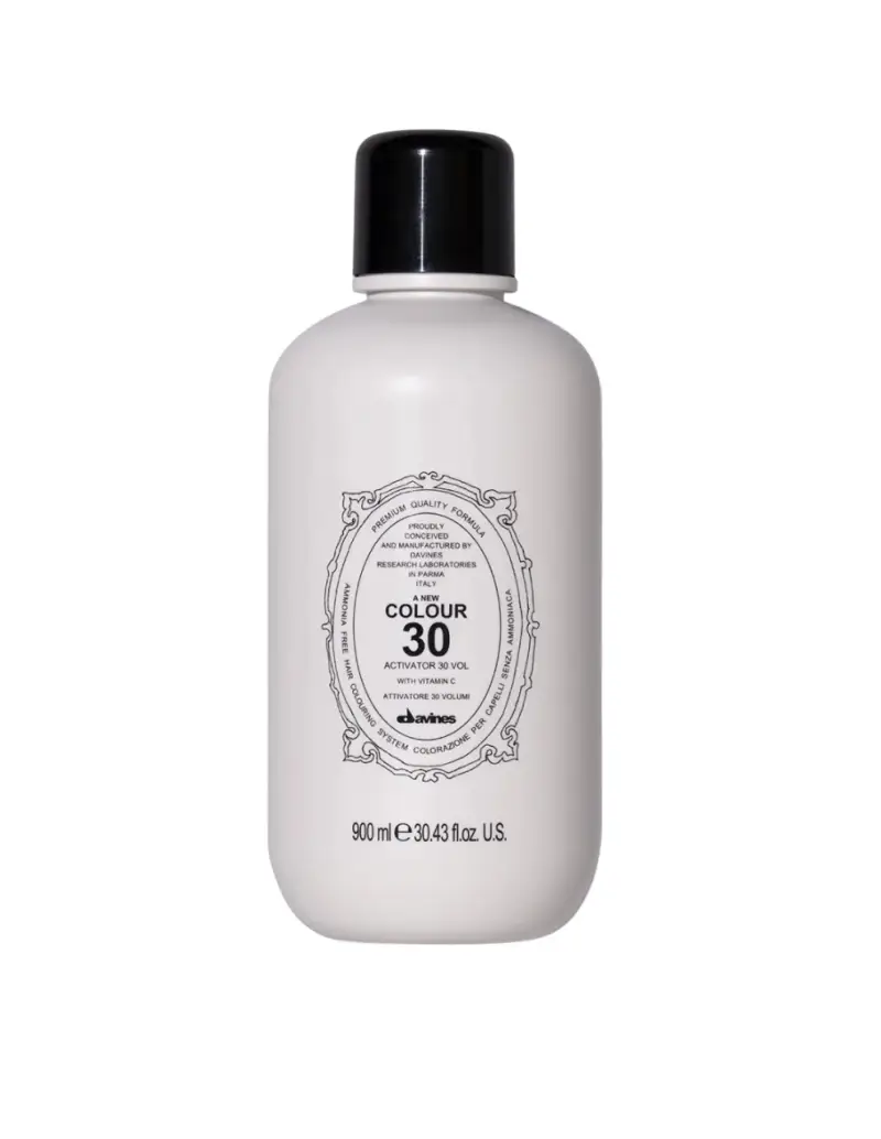 Davines un nuovo colore, perossido di idrogeno, lozione attivatrice del colore dei capelli, idratante e protettiva del colore, 30 vol, 900