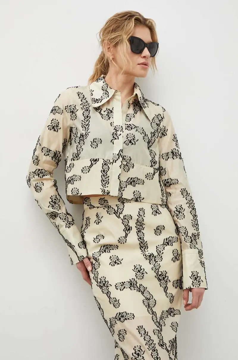 Day Birger et Mikkelsen camicia donna colore beige