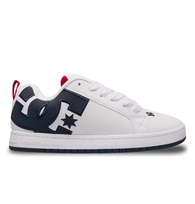 Court Graffik - Scarpe di pelle Bianco Uomo
