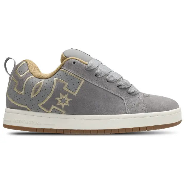 DC Shoes Court Graffik Uomo - Sneakers Grigio - .5 - Scamosciato Grey