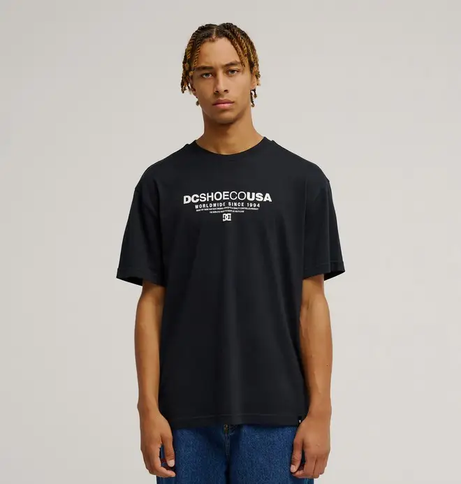 DC Heritage Font - Maglietta a maniche corte Nero Uomo