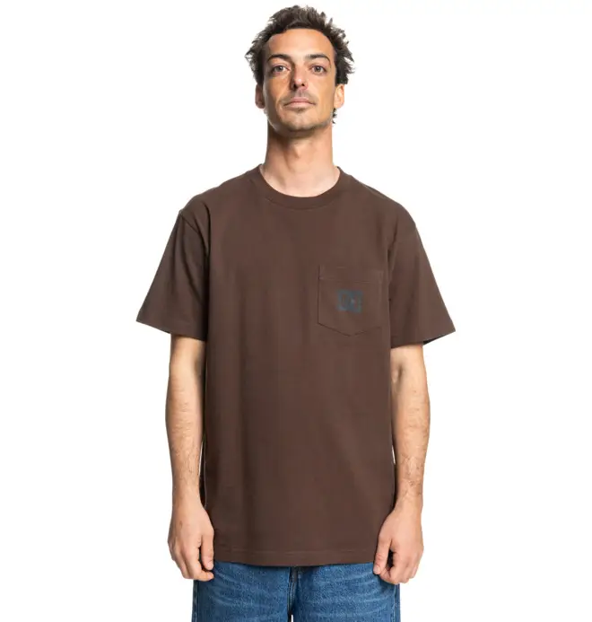 DC Shoes DC Star Pocket - Maglietta a maniche corte Marrone Uomo