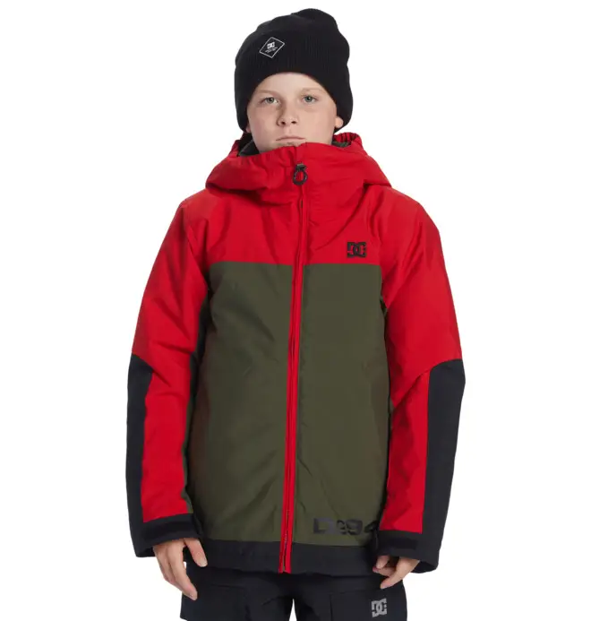 DC Shoes Defiant 10K - Giacca da snow imbottita Rosso Ragazzo 8