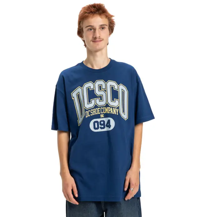 DC Shoes Elective - Maglietta a maniche corte Blu Uomo