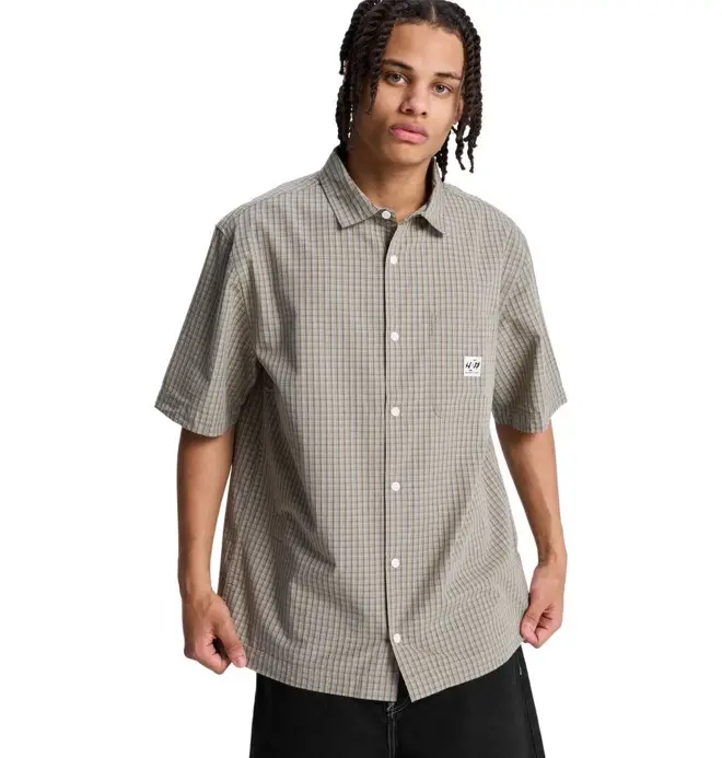 Game On - Camicia a maniche corte Grigio Uomo