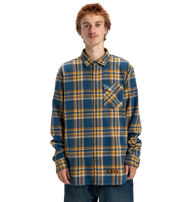 DC Shoes Marshal - Camicia in flanella Blu Uomo