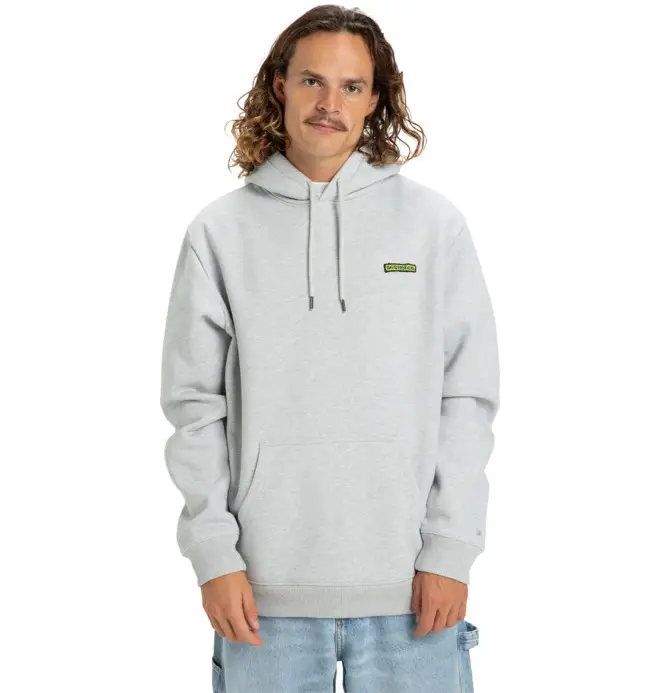Patch It - Felpa con cappuccio Grigio Uomo