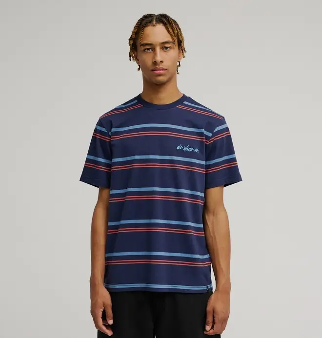 Sheriff Stripe - Top a maniche corte Blu Uomo