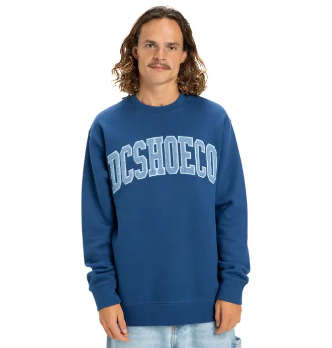 DC Shoes Varsity - Felpa Blu Uomo