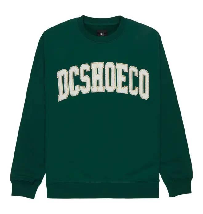 DC Shoes Felpa da Uomo in Pile Verde