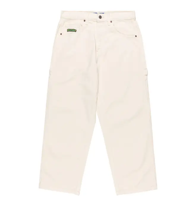 Worker Baggy Carpenter Oatmeal - Jeans in denim Bianco Uomo