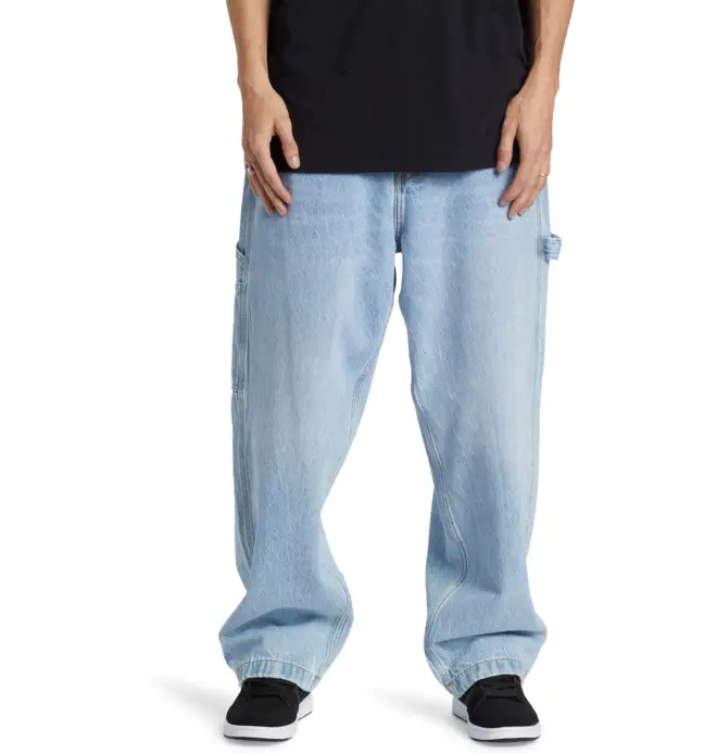 DC Shoes Worker Baggy - Pantaloni da carpentiere in denim da Uomo