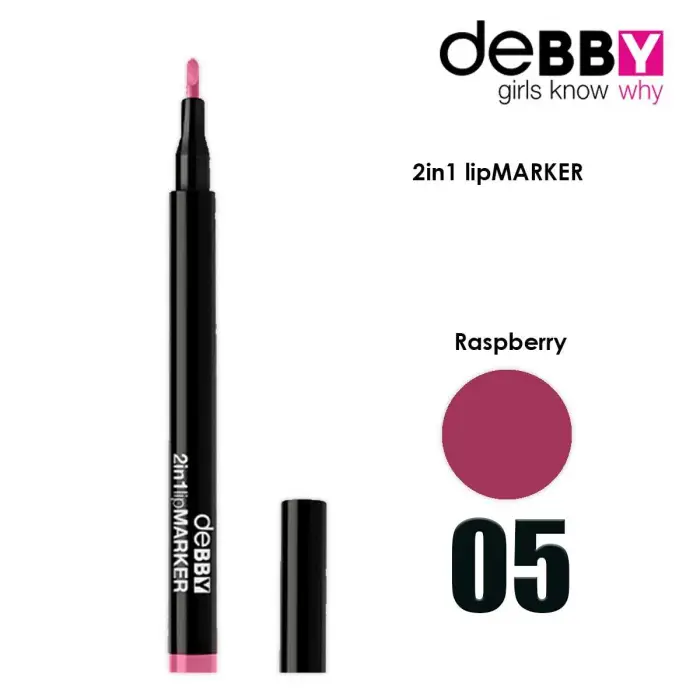 Debby rossetto liquido in penna labbra 2 in 1 col