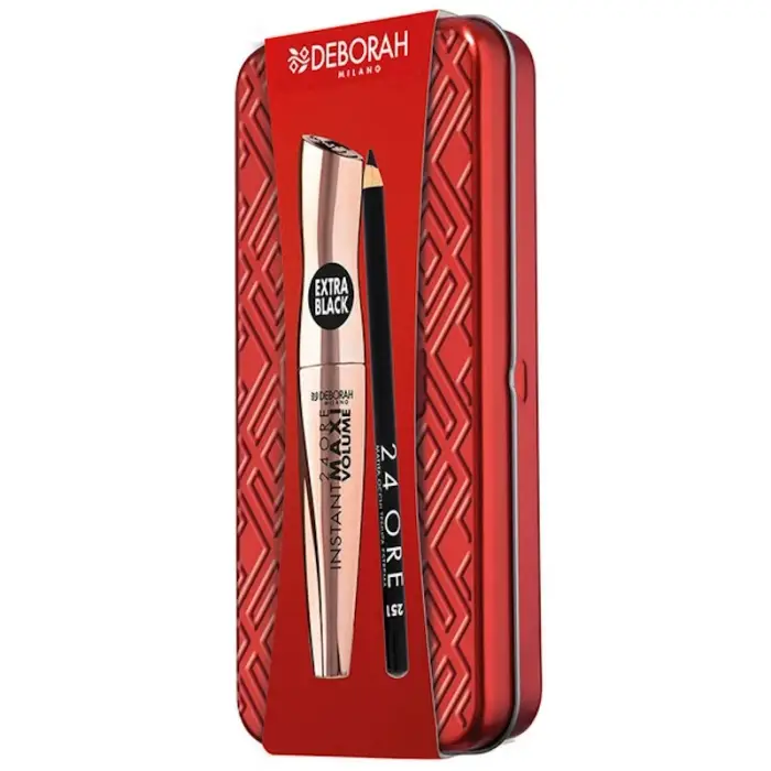 Kit Deborah - Mascara 24h Instant Maxi volume extra black