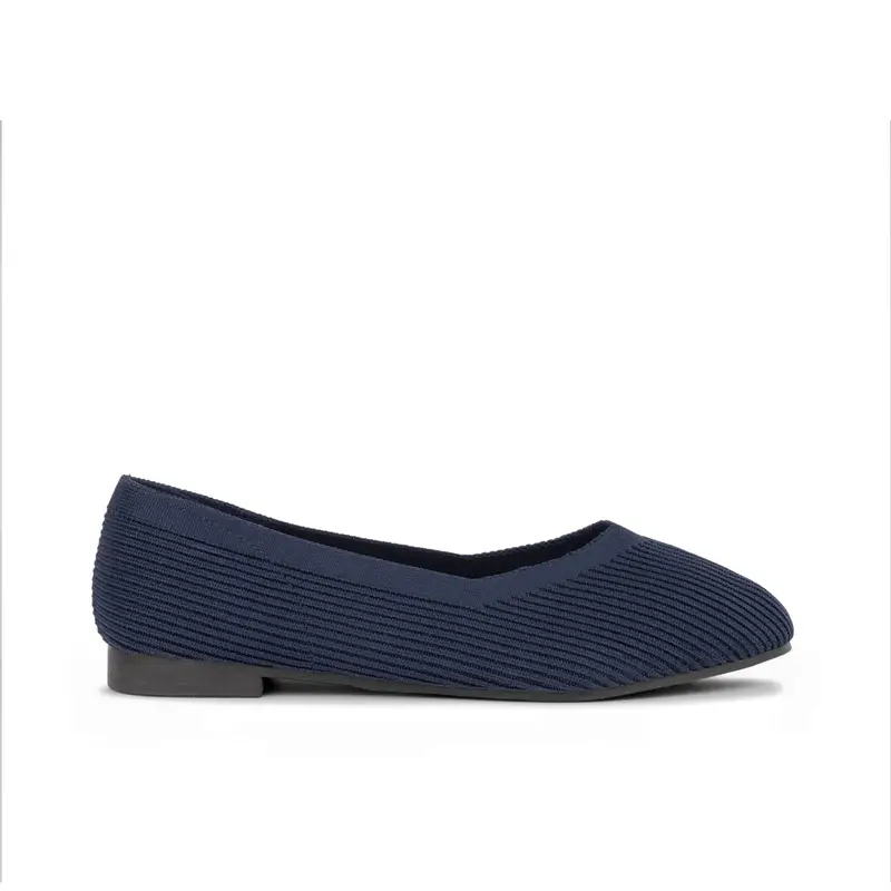 DEFONSECA Ballerina blu da donna in tessuto elasticizzato