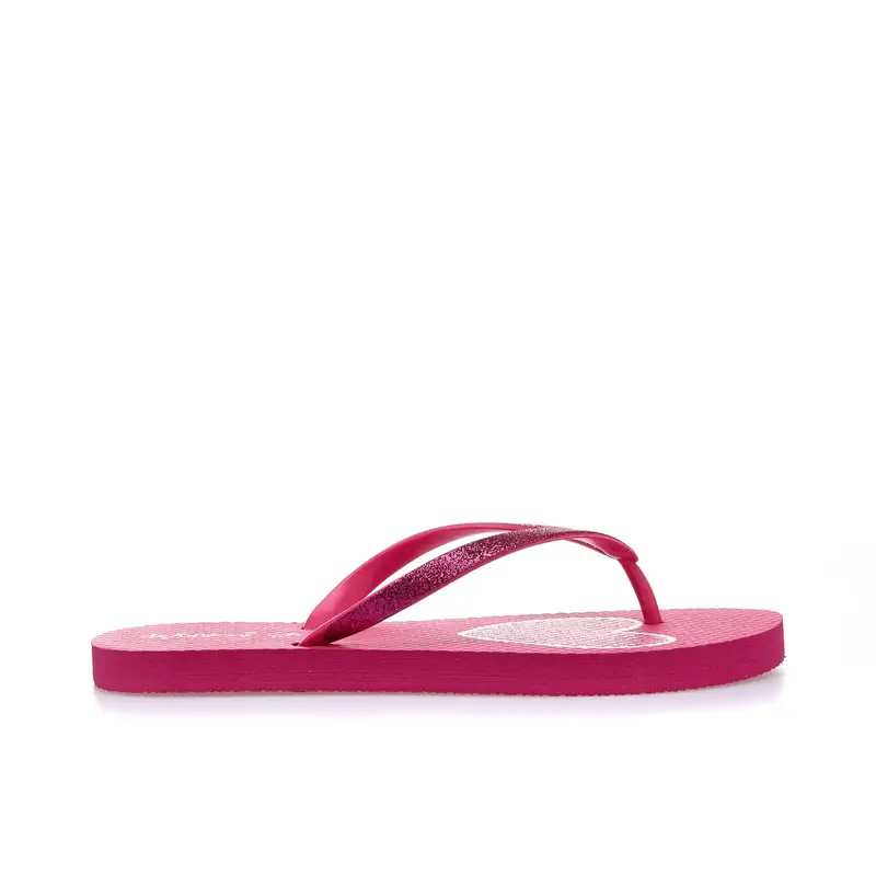 DEFONSECA Ciabatte donna fucsia modello infradito da mare con glitter