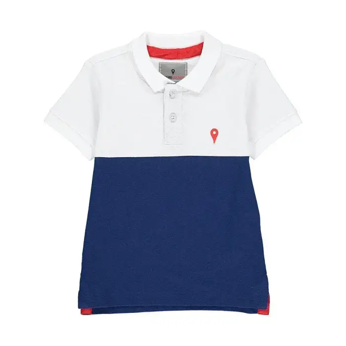 Degré Celsius Polo a maniche corte per bambini Blanc