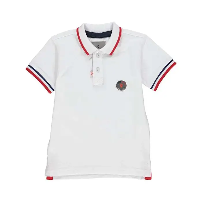 Degré Celsius Polo a maniche corte per bambini Blanc