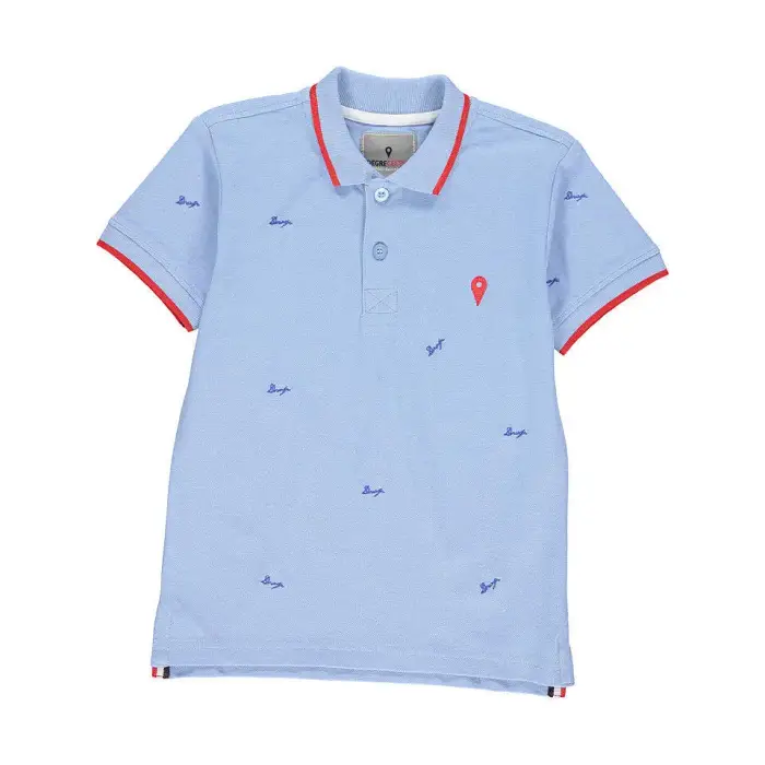 Degré Celsius Polo a maniche corte per bambini Bleu