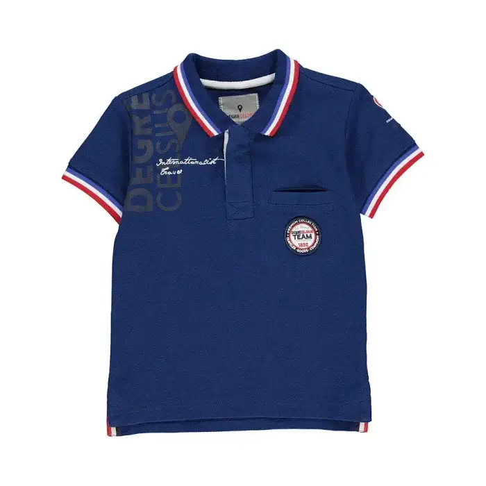 Degré Celsius Polo a maniche corte per bambini Bleu