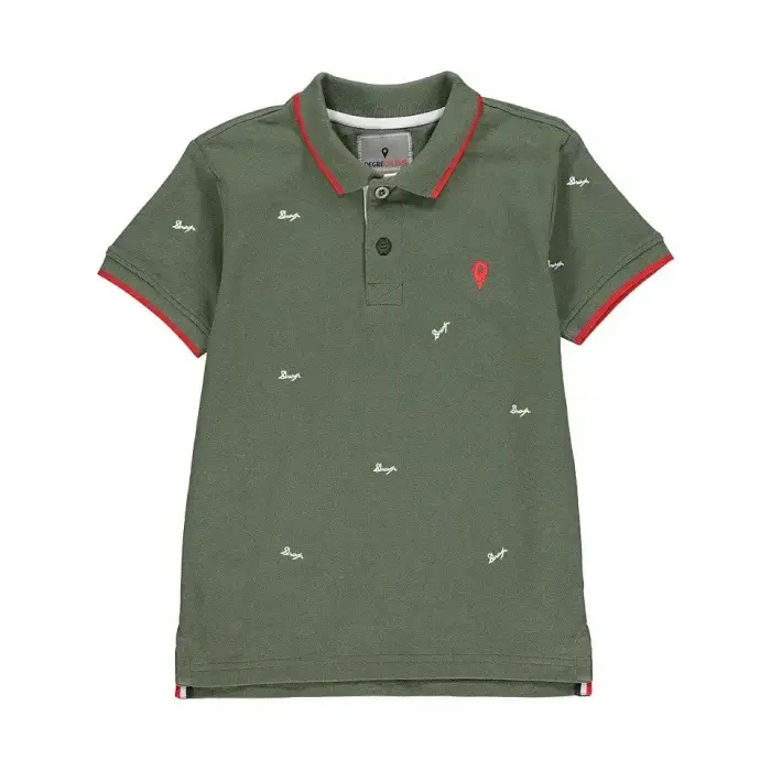 Degré Celsius Polo a maniche corte per bambini Vert
