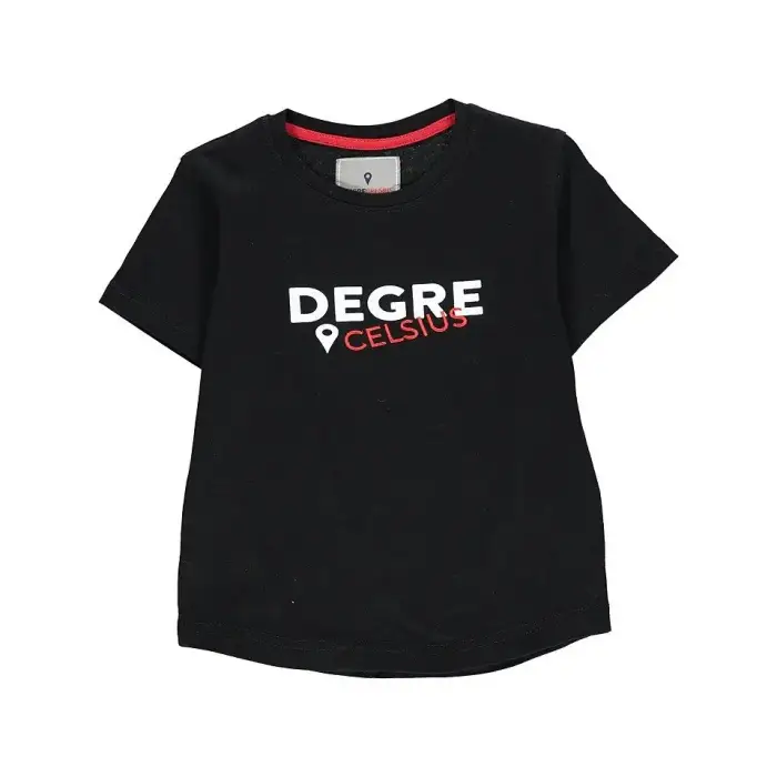 Degré Celsius T-shirt a maniche corte per bambini Noir