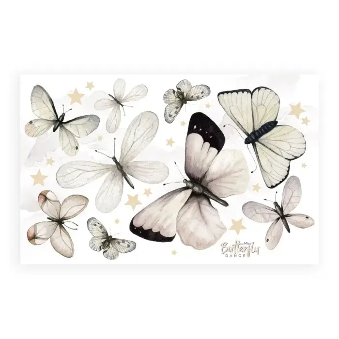 Dekornik Adesivi per bambini Butterfly Dance Set