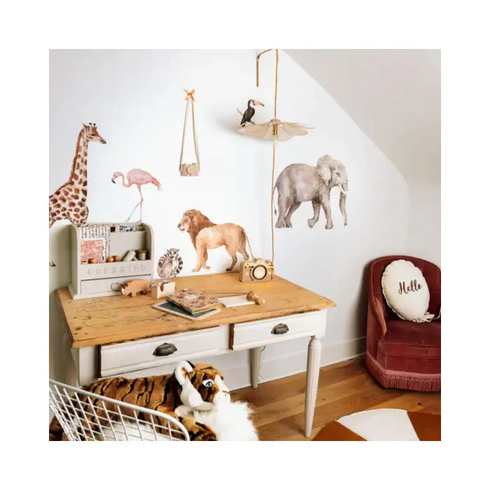 Dekornik Adesivi per bambini Savanna Wonderland Set