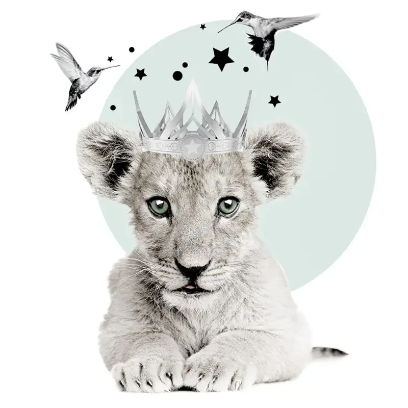 Dekornik Carta da parati Little Lion