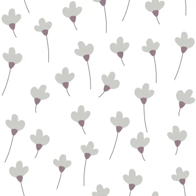 Dekornik Carta da parati semplice per bambini Daisies