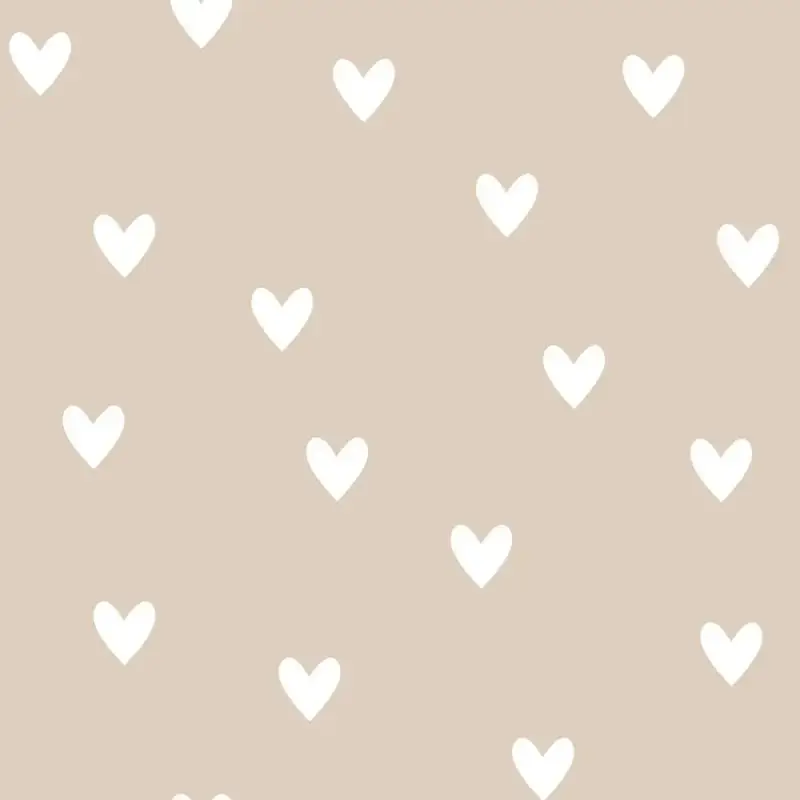 Dekornik Carta da parati semplice per bambini Hearts