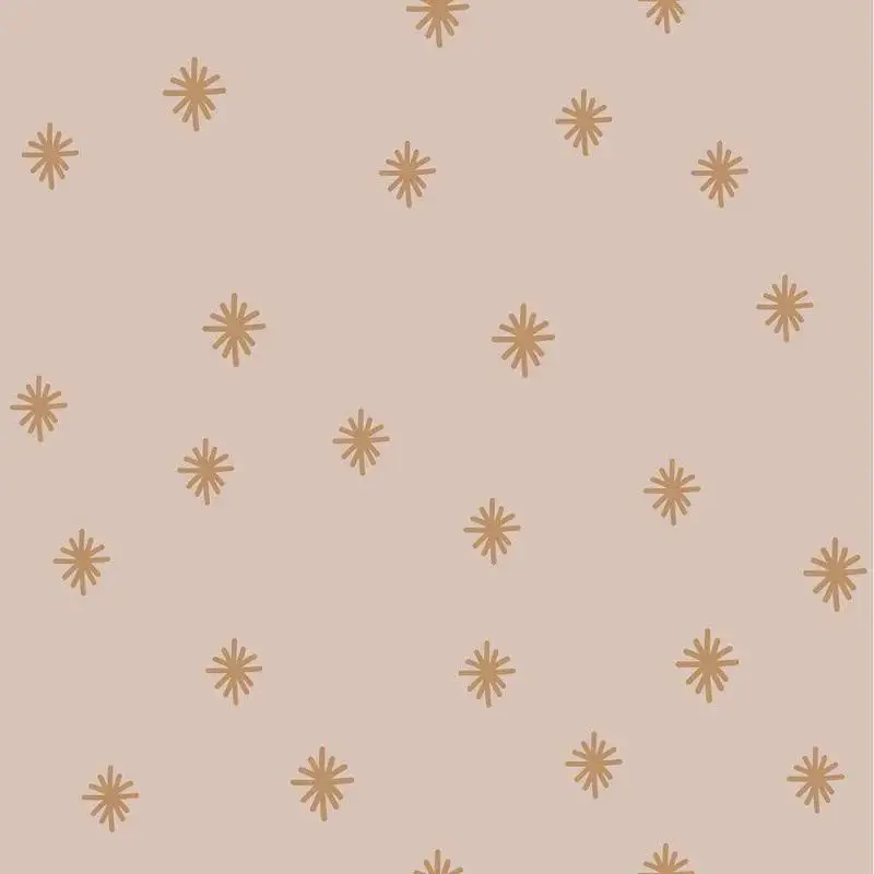 Dekornik Carta da parati semplice per bambini Irregulars Stars On Pastel Background
