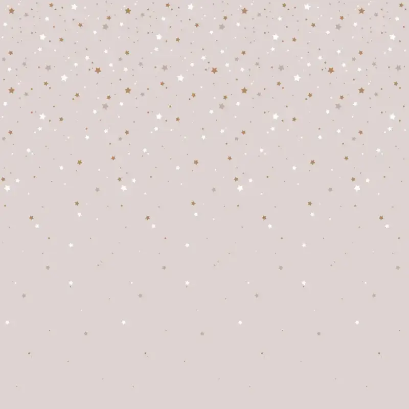 Dekornik Carta da parati semplice per bambini Stars From The Sky Powder