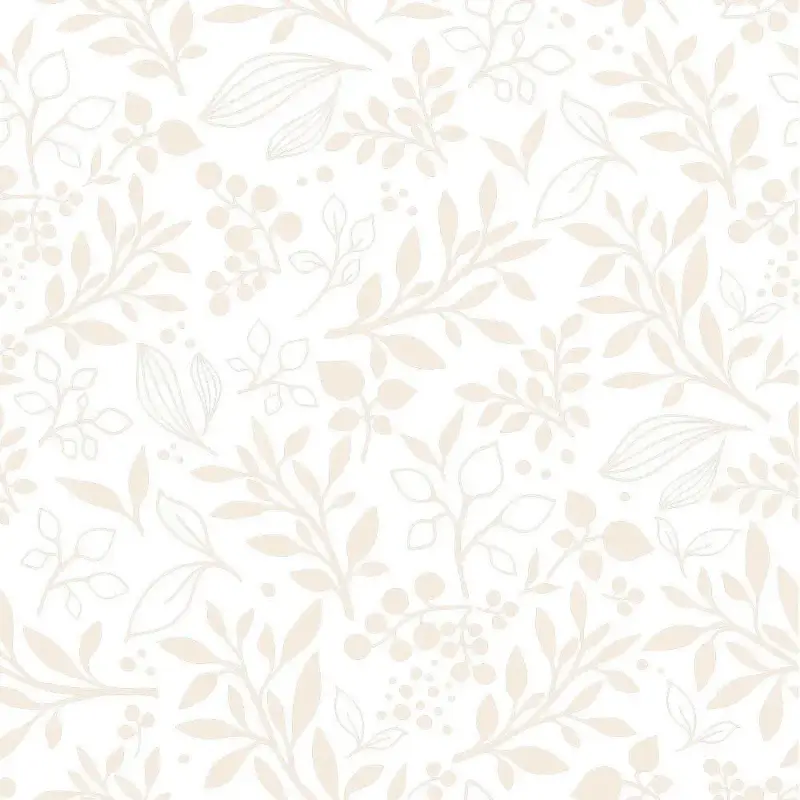 Dekornik Carta da parati semplice per bambini Subtle Flowers